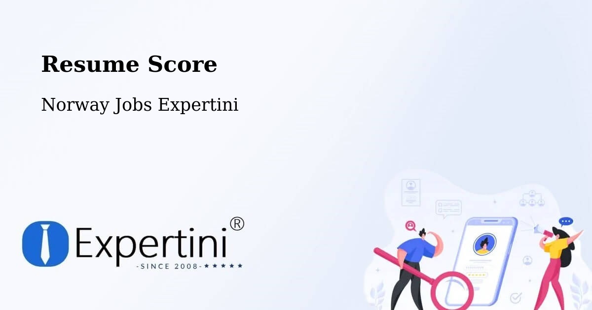Resume Score & Job Description Match Tool – Trysil - Norway Jobs Expertini